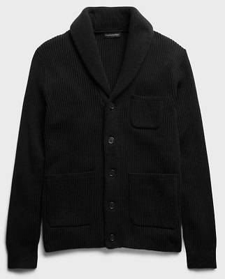 Quantum of Solace Black Shawl Collar Cardigan - Iconic Alternatives