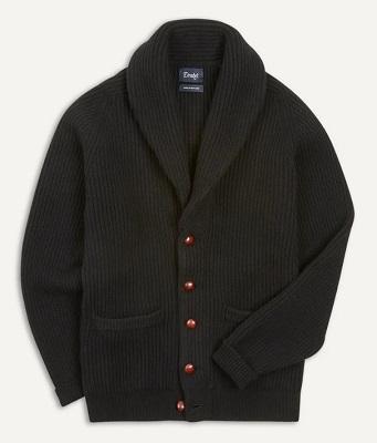 James Bond shawl collar cardigan alternative