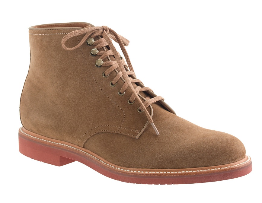 J crew cheap suede boots