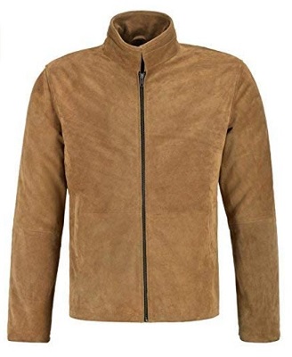 budget James Bond suede jacket