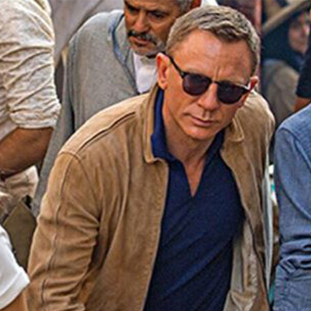Daniel Craig James Bond SPECTRE Suede Jacket Polo
