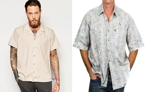 affordable Bond wardrobe camp collar shirt styles