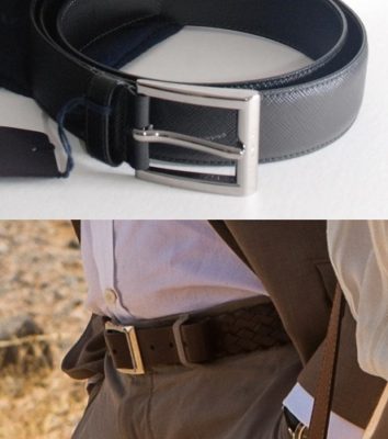James Bond style belts