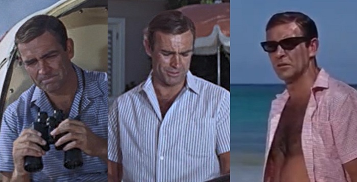 Sean Connery Thunderball camp shirts