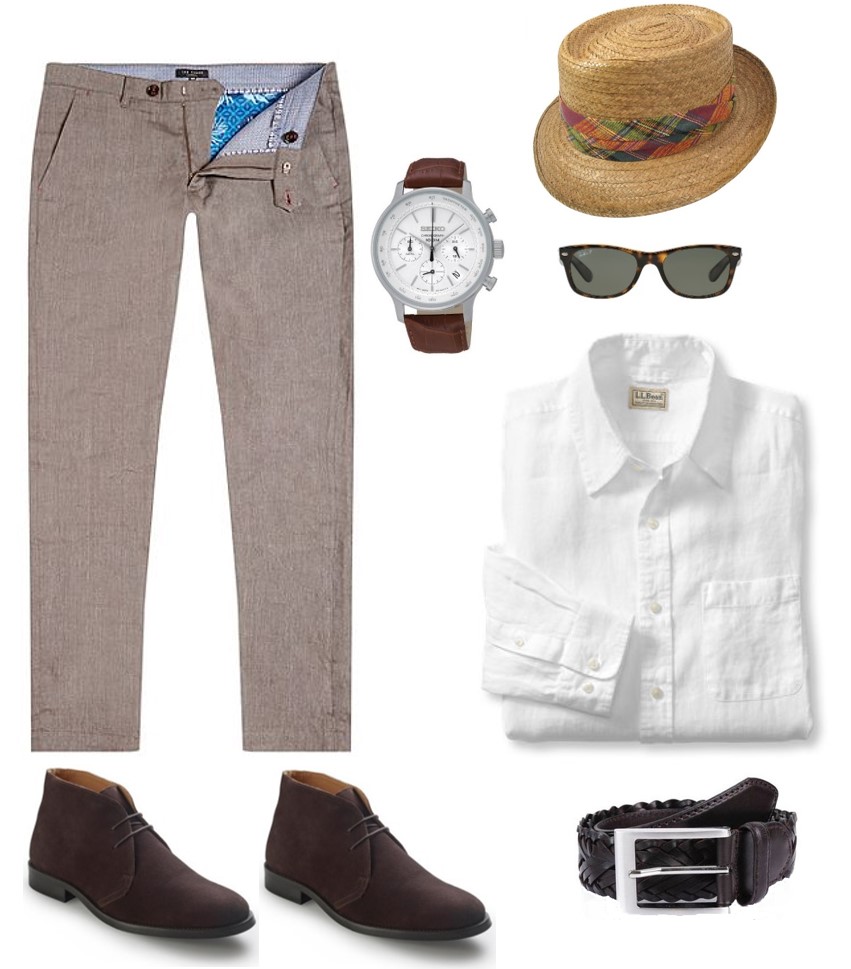 4 ways to wear the James Bond linen trousers
