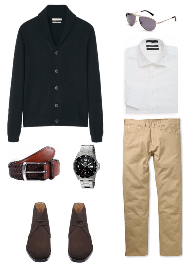 4 ways to wear the james bond black cardigan