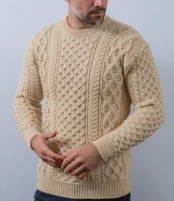 Aran sweater shop market sale