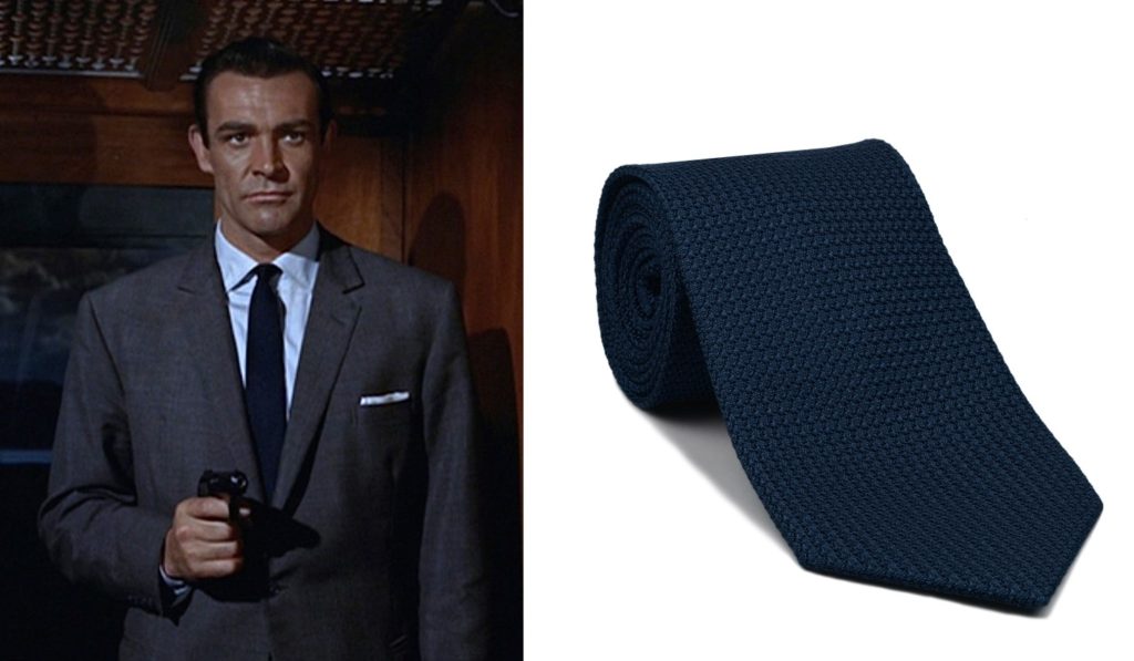 james bond grenadine tie