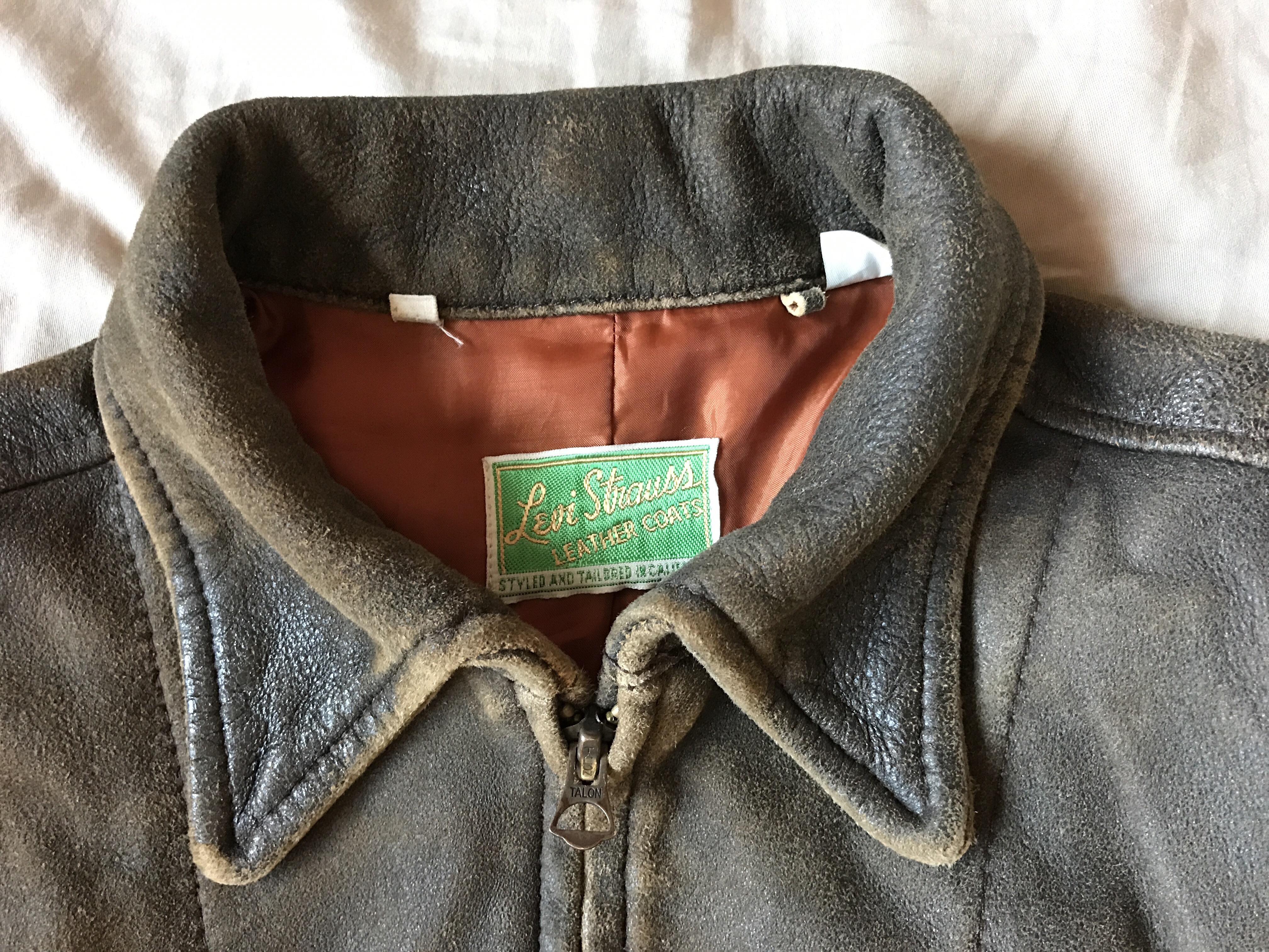 Levi's vintage 1930s store menlo leather jacket