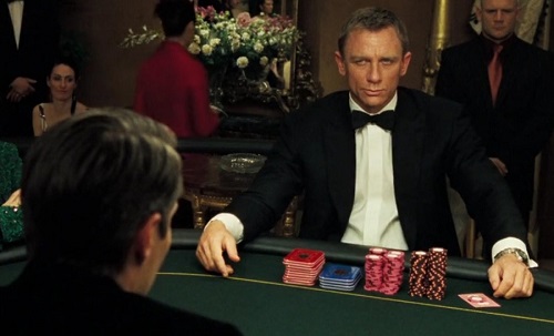 Daniel Craig James Bond Casino Royale poker game