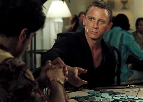 Daniel Craig James Bond Casino Royale Bahamas poker game