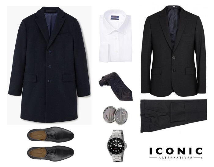 4 ways to wear the james bond navy overcoat