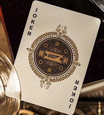 James Bond theme playing cards