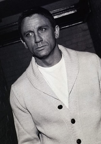 Daniel craig hotsell shawl collar cardigan