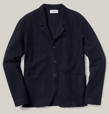 affordable alternatives Brunello Cucinelli Unstructured Navy Cashmere Jacket