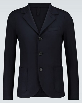 affordable alternatives Brunello Cucinelli Unstructured Navy Cashmere Jacket