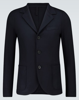 Brunello Cucinelli Unstructured Navy Cashmere Jacket - Iconic Alternatives