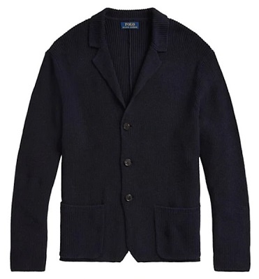 affordable alternatives Brunello Cucinelli Unstructured Navy Cashmere Jacket