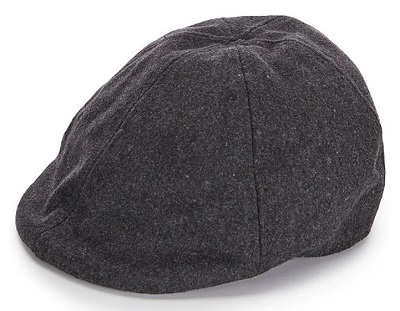 Daniel Herringbone Vegan Leather Brim Driver Cap