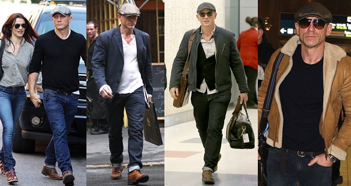 Daniel Craig Style Flat Caps