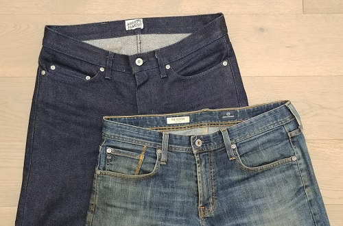 Raw vs Washed Denim