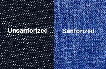 Unsanforized jeans store