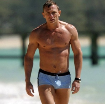 James Bond Daniel Craig Casino Royale swim trunks