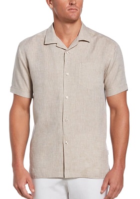 HEMP CAMP COLLAR SHORT SLEEVE SHIRT