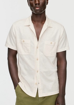 HEMP CAMP COLLAR SHORT SLEEVE SHIRT