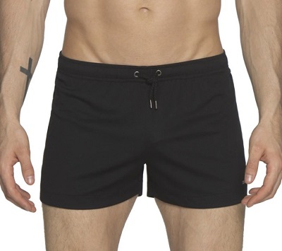 2xist Liquid Cotton Square Cut Brief Black