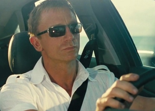 Daniel Craig James Bond Casino Royale white Bahamas shirt