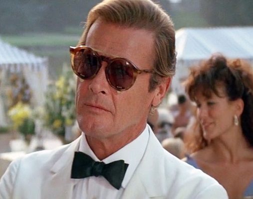 Roger Moore James Bond A View to a Kill Sunglasses