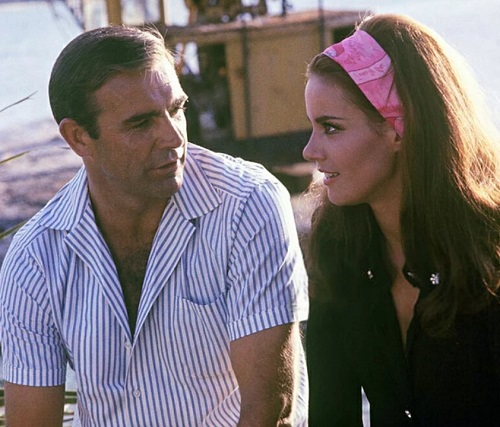 Sean Connery James Bond Thunderball stripe shirt