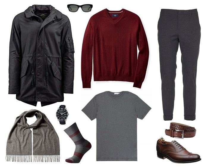 4 ways to wear james bond grey t-shirt 