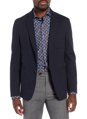 budget James Bond navy blazer