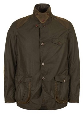 James Bond Barbour Beacon waxed sport coat