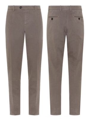 James Bond Brunello Cucinelli aged gabardine chinos