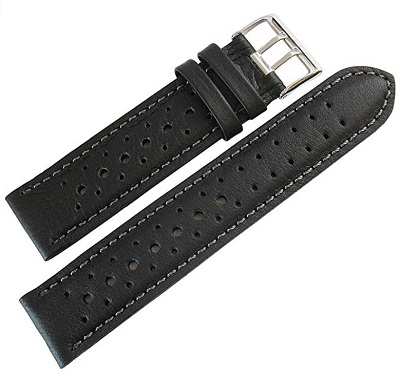 leather rally watch band