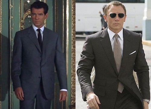 affordable James Bond wardrobe suit jackets