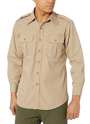 James Bond military style utility shirt