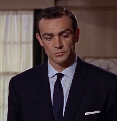 Sean Connery From Russia With Love navy blue suit