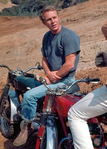 Steve McQueen motorcycle boots