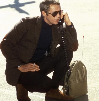 Steve McQueen Bullitt tweed sport coat