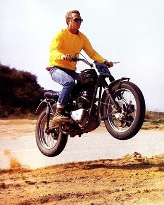 Steve McQueen Triumph TR6 Scrambler