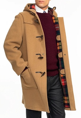 men's classic duffle coat