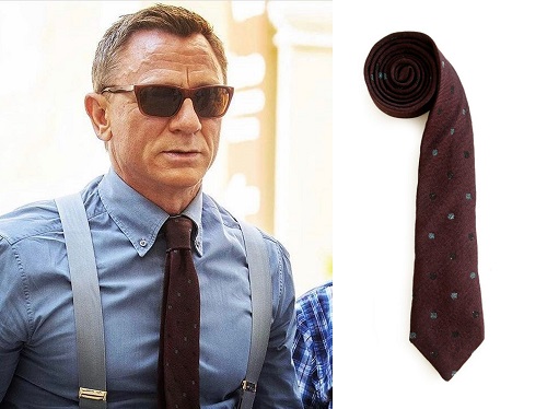 Daniel Craig James Bond No Time To Die Matera Tie Alexander Olch