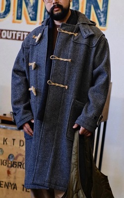men's workwear duffle coat
