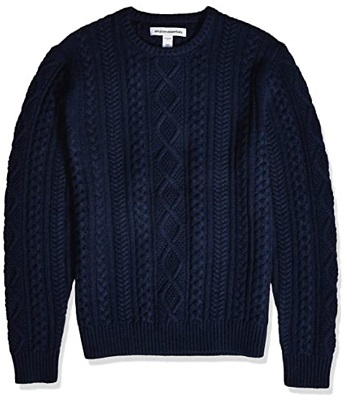 Pierce Brosnan James Bond Navy Aran Knit Sweater Goldeneye alternative