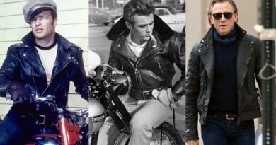 Black Leather Double Rider Jacket Brando James Dean Daniel Craig