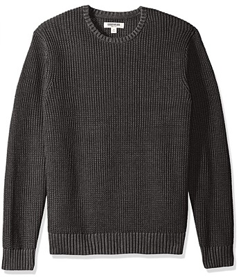   Essentials Men's 100% Cotton Rib Knit